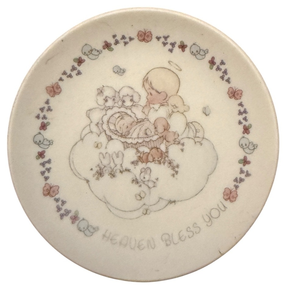 Enesco Precious Moments "Heaven Bless You" Collector Plate